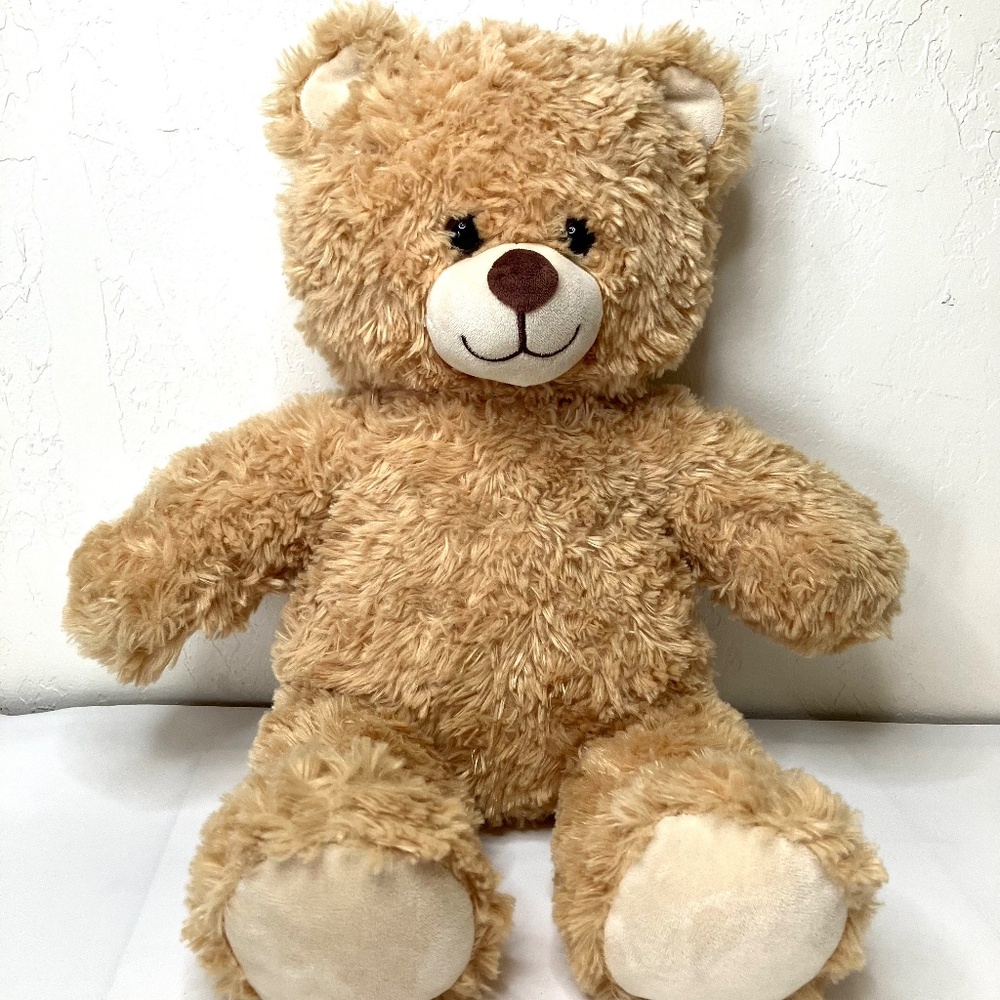 Build a Bear Happy Hugs Teddy Bear Swirl Fur Plush Toy Soft